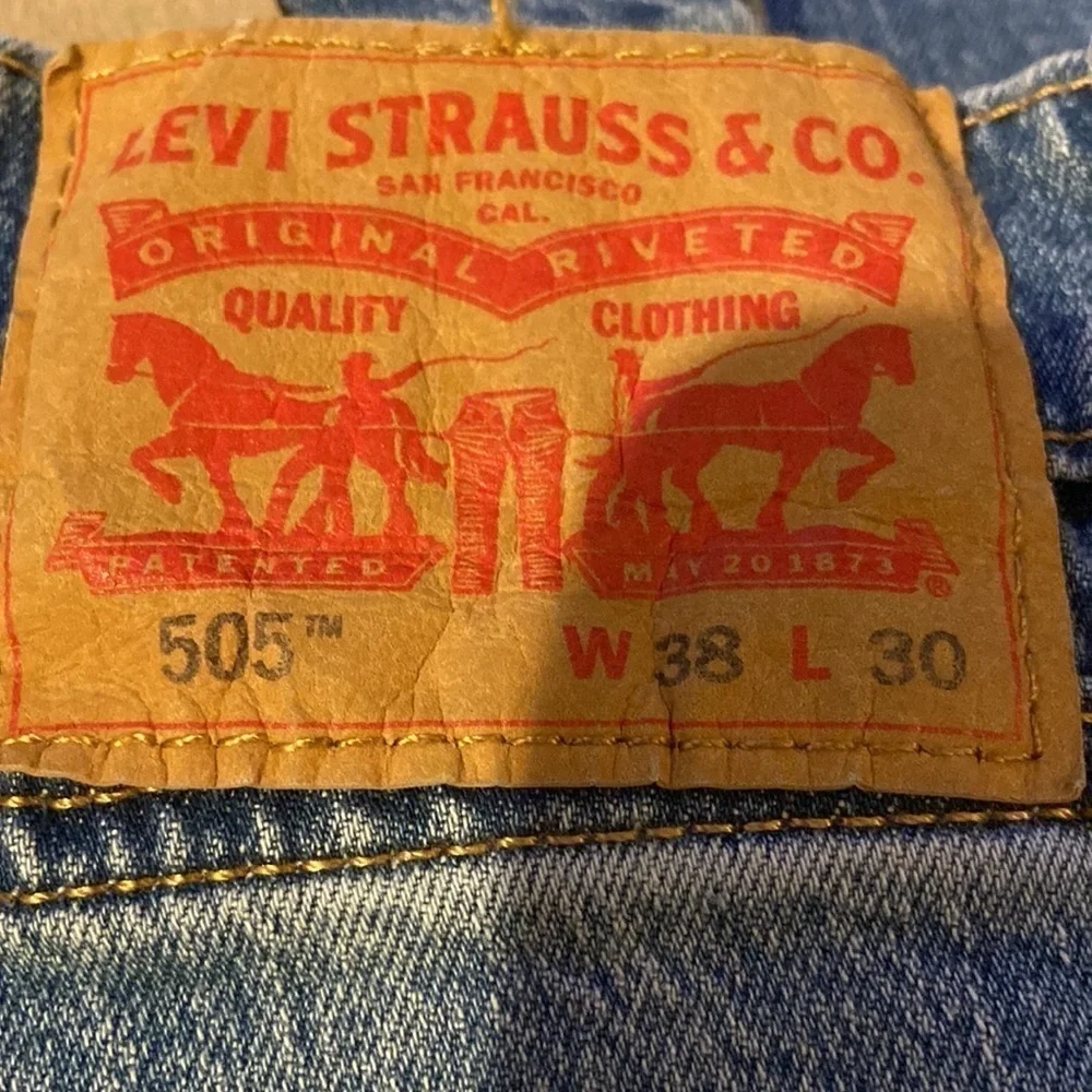 Levi's® Men's 505™M Straight Regular Fit Jeans - Blue Denim 38×30nwt